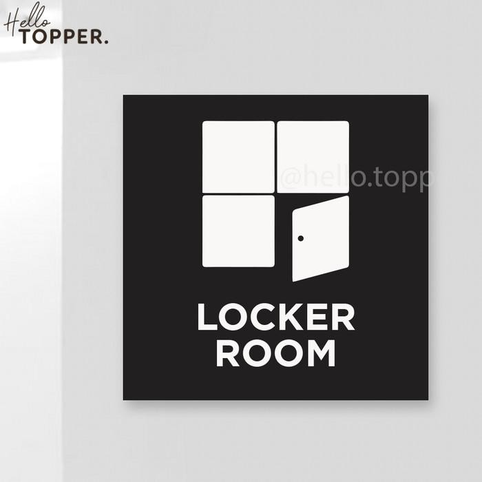 

Locker Room Akrilik Tempel Dinding Papan Acrylic