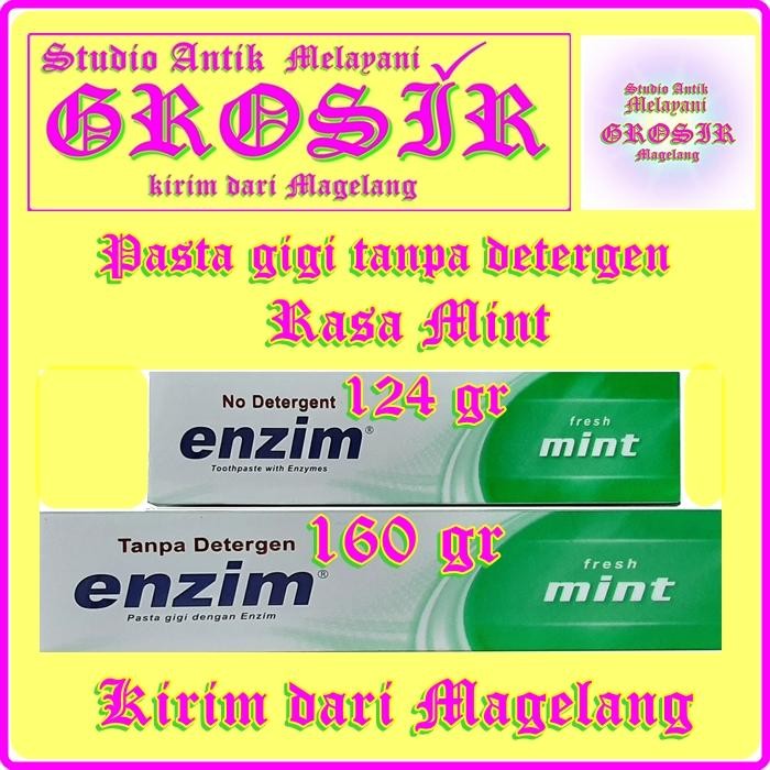 ENZIM FRESH MINT 160gr 23900- PASTA GIGI ENZIM FRESH MINT - ODOL ENZIM