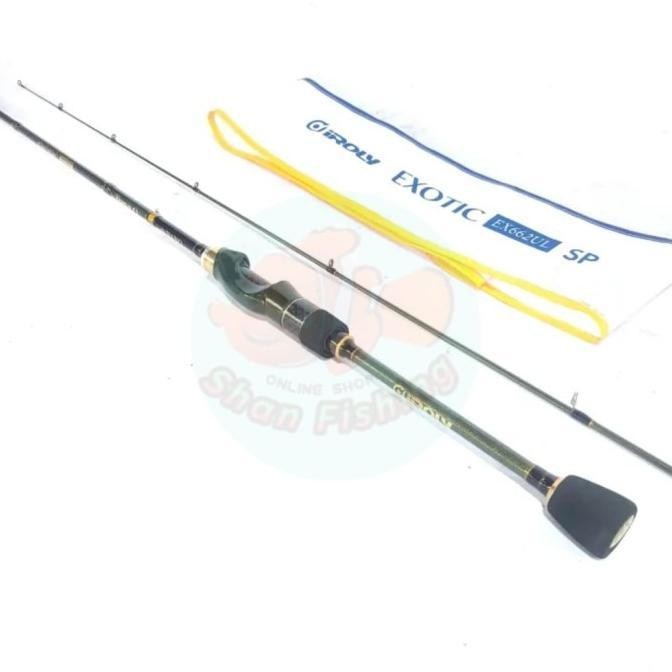 Tersedia Joran Ul Spinning Iroly Exotic Fuji Solid Carbon