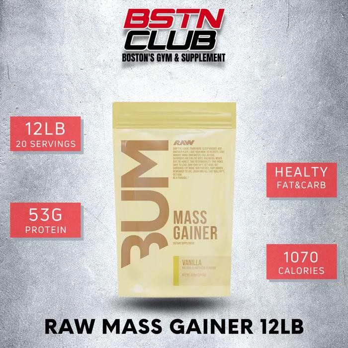 CBUM RAW Nutrition Mass Gainer 12 Lbs
