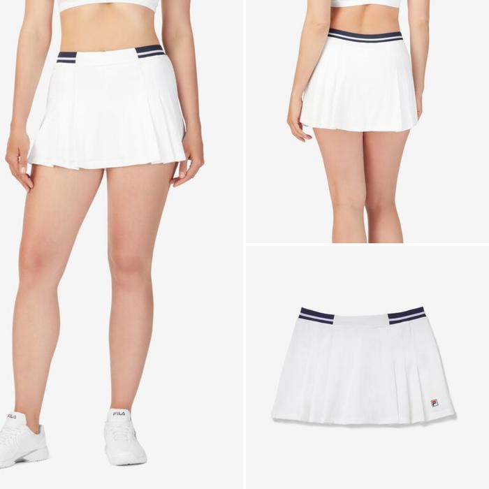 Terbaik Fila Heritage Signature Skort Skirt Tennis Size S 100% Ori