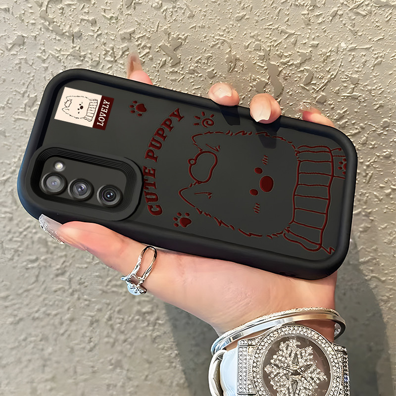 Casing Hp Untuk Samsung S24 FE S20 FE Samsung S21 FE Case Anak anjing Softcase Silikon Kesing Rasaka