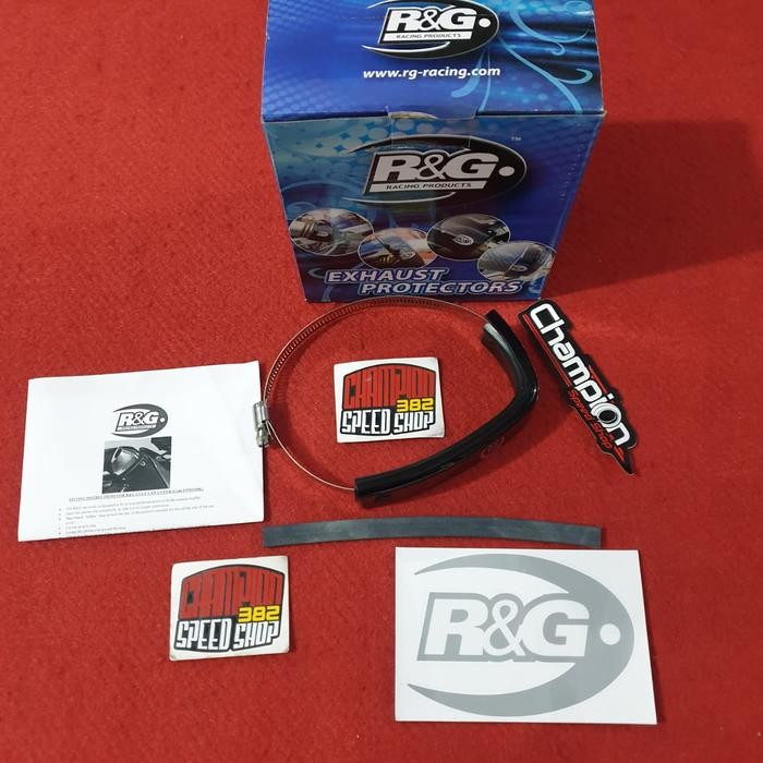 EXHAUST PROTECTOR PELINDUNG KNALPOT R&G NEW AKRAPOVIC ZX25R TERMIGNONI
