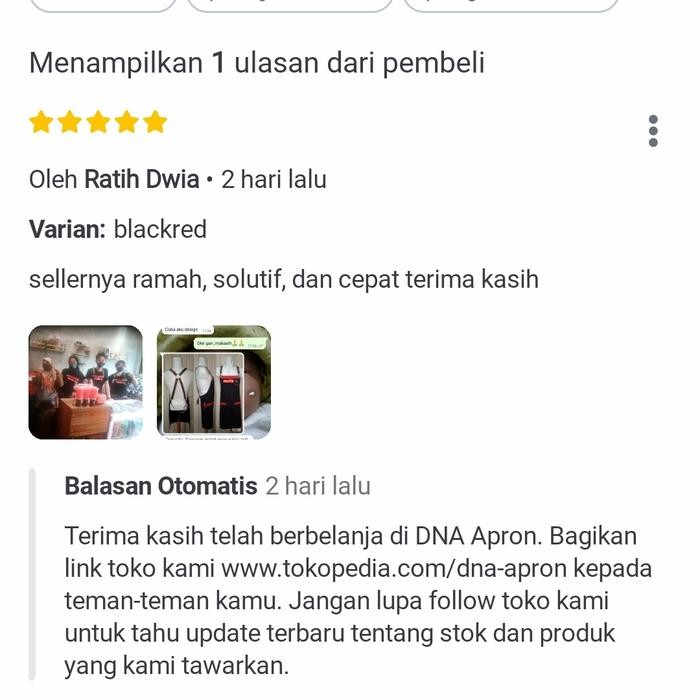 Apron Celemek Barista Jeans Termurah Keren