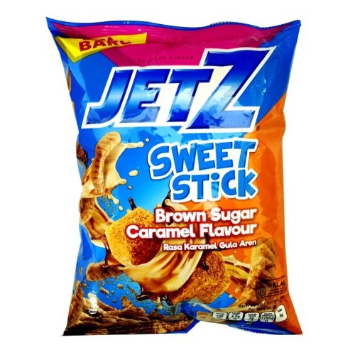 

S64910 JETZ SWEET STICK BROWN SUGAR CARAMEL SNACK 65GR MAJU BERSAMA (20250910)