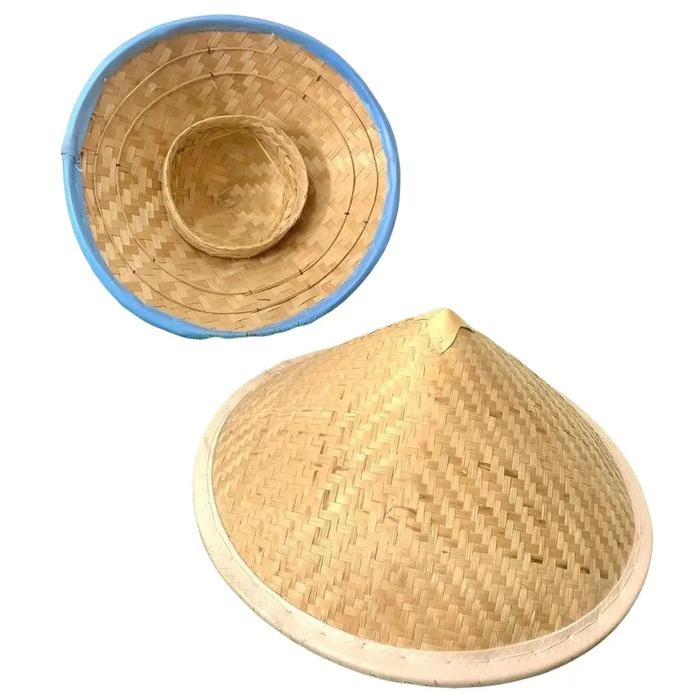 Pilihan- Topi Caping Dudukuy Anyaman Bambu Tudung Topi Petani Pria Wanita Gunung Caping Petani