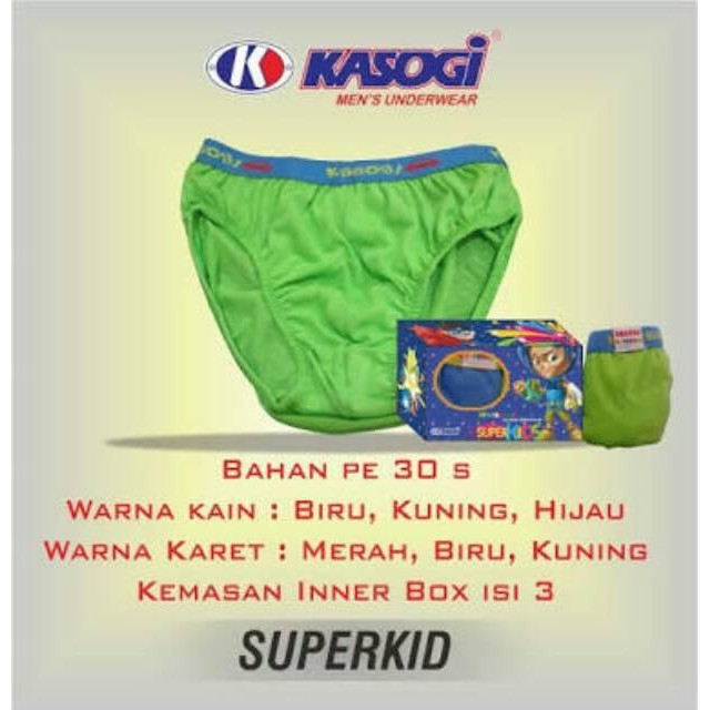 Pilihan- 6 Pcs - Celana Dalam Anak Laki-Laki Kasogi Lusinan