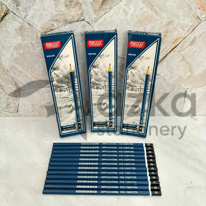

New SELUSIN ( 12 PCS ) Pensil 2B Raut Murah M2000 / Montana / Station 1