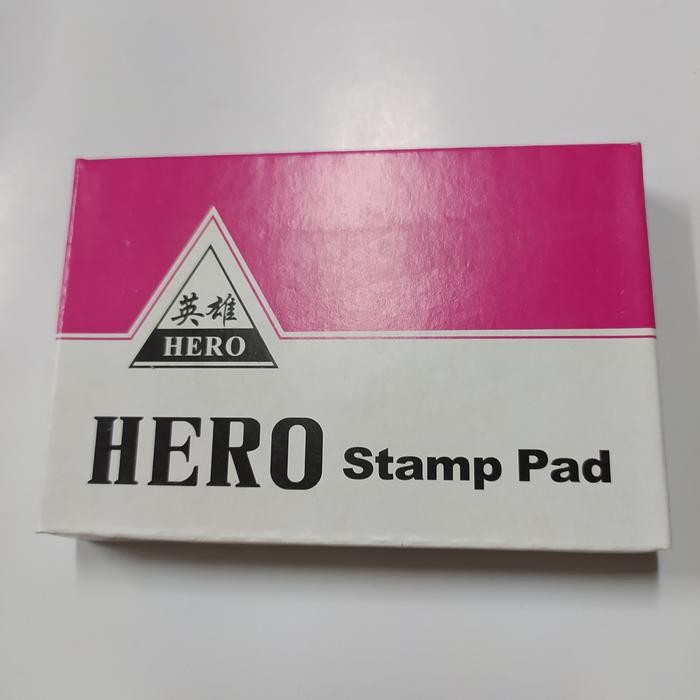 

Original Hero, Stamp Pad Hero Kecil E 2460 Violet 10X7 Cm.