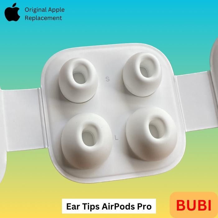 New eartips airpods pro gen 1 atau pro gen 2 original Apple cabutan