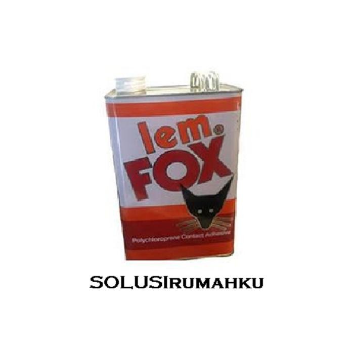 Ready Lem FOX KUNING Galon 2,5 Kg Lem Kuning Fox Lem Kayu/Kulit/Karet/Plastik