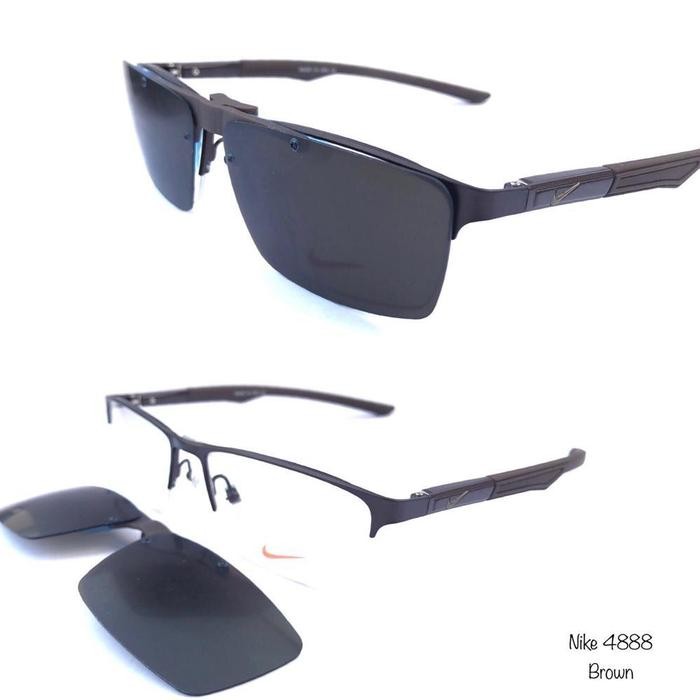 Frame Kacamata Nike 4888 Clip On/ Kacamata Minus/ Kacamata Sport