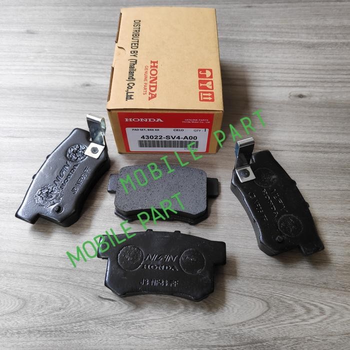 Paling Laris Kampas Rem Belakang Brake Pad Rear Honda Cielo Maestro 43022-Sv4-A00 Terlariss 