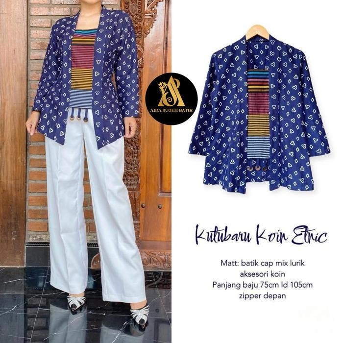 Kebaya Kutubaru Koin Cinde Kombinasi Lurik Kebaya Wisuda Hijab Kebaya Kondangan Kebaya Jawa