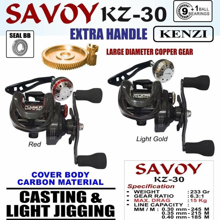 PJS Reel BC KENZI SAVOY KZ-30 (LEFT HANDLE)
