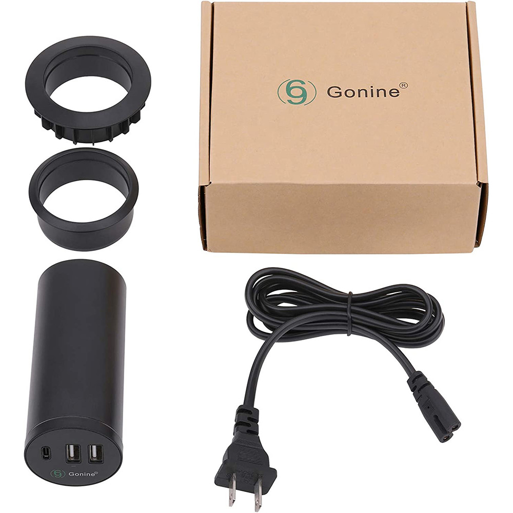 USB in the table 30W Charger Desktop Power Grommet 2 Inch Hidden Desk