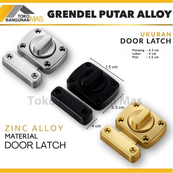 New Grendel Putar Soligen / Grendel Slot Pintu Jendela / Grendel WC PUTAR