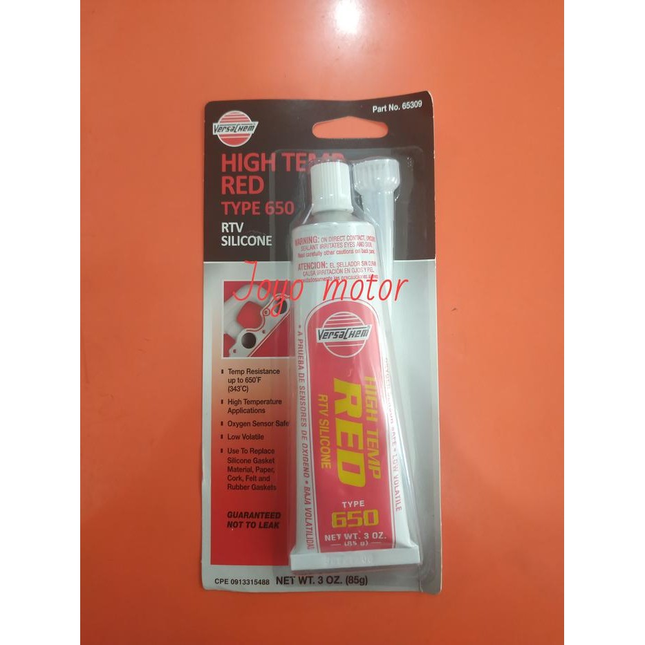 LEM SILICON RED VERSACHEM MERAH BESAR ISI 85 GRAM