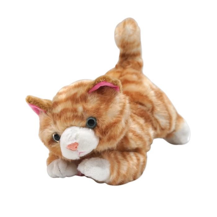 MJ Boneka Kucing Istana Boneka Taby Cat Lucu kitty peliharaan anggora kucing oren edukasi anak