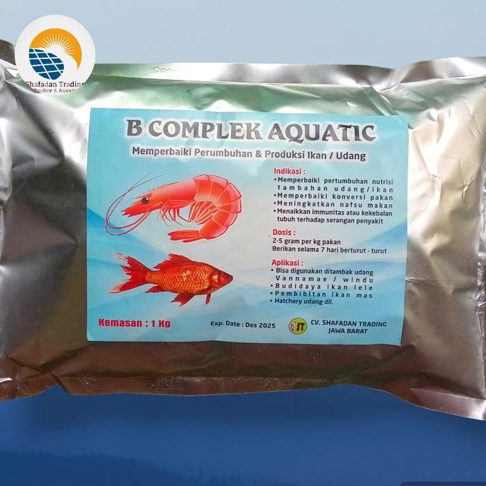 VITAMIN IKAN DAN UDANG VIT B KOMPLEK AQUATIC 1 KG