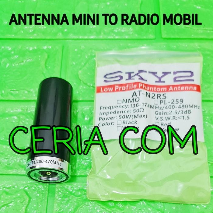 ANTENA MINI DUALBAND ANTENA RADIO RIG MOBIL MINI DUALBAND MURAH