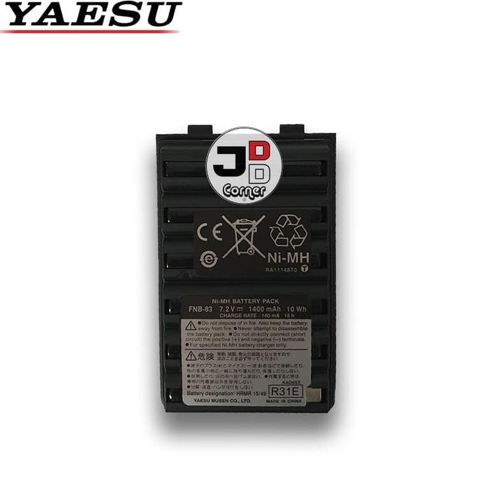 BATERAI HT YAESU FT-60R FNB-83 ORI BARU FT60R FT60 FNB83 BATRE BATERE