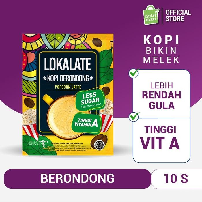 

PROMO !! Lokalate Kopi Berondong (10 Sch) - Popcorn Latte