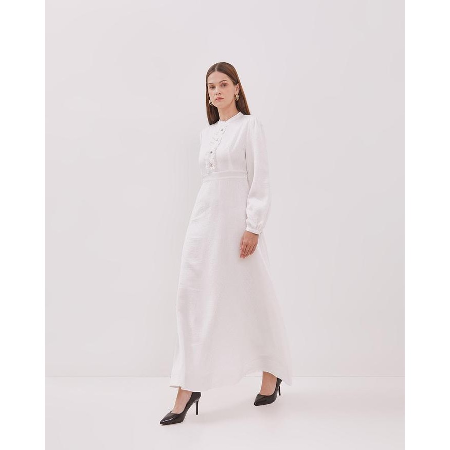 Valino Ladies Gamis Putih Wanita - D-Dcek01-A5 Original Best Seller