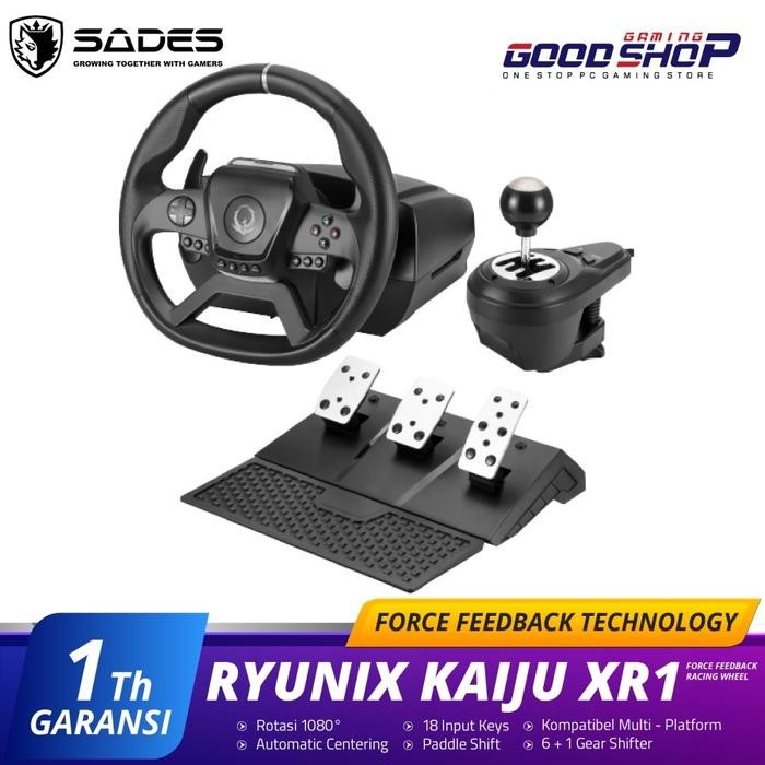 Sades Ryunix Kaiju Force Feedback Racing Wheel Xr1 Stir