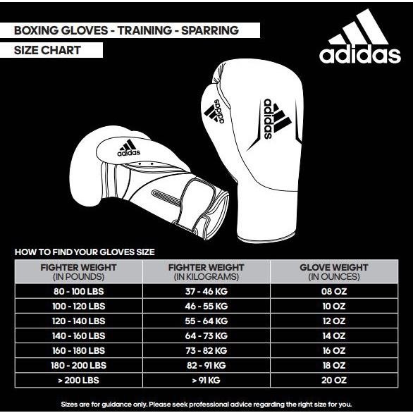 ADIDAS BOXING GLOVE HYBRID 25