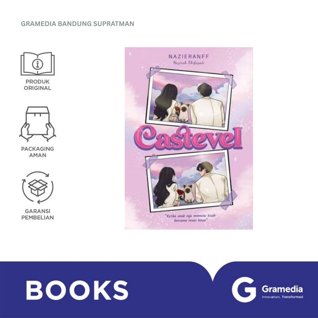 Gramedia Bandung Supratman | Buku Novel CASTEVEL | Buku Novel Best Seller | Buku Novel Original Gram