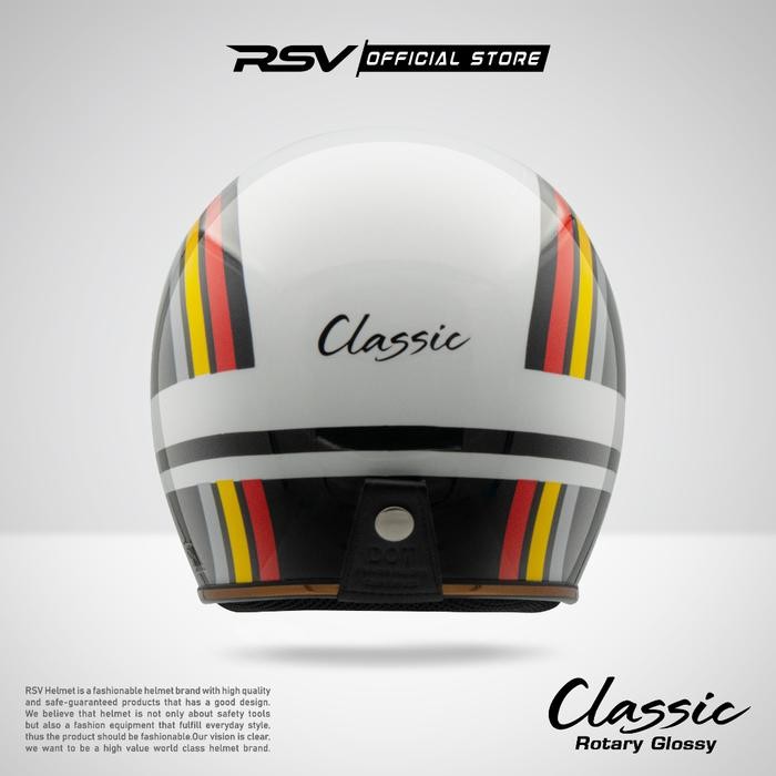 HELM BOGO CLASSIC MOTIF ROTARY GLOSSY - RSV HELMETS