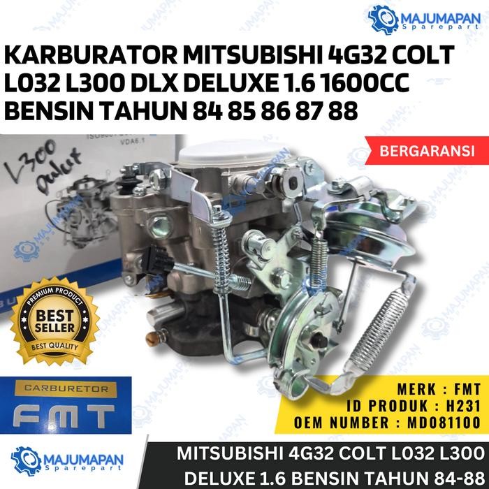 Jual Carburator Karburator Karbu Carbu 4G32 Colt L032 L300 Deluxe 1.6 1600Cc Bensin Tahun 84 85 86