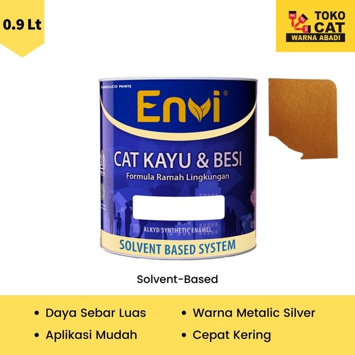 Cat Minyak Envi 0,9 Liter - Warna Emas