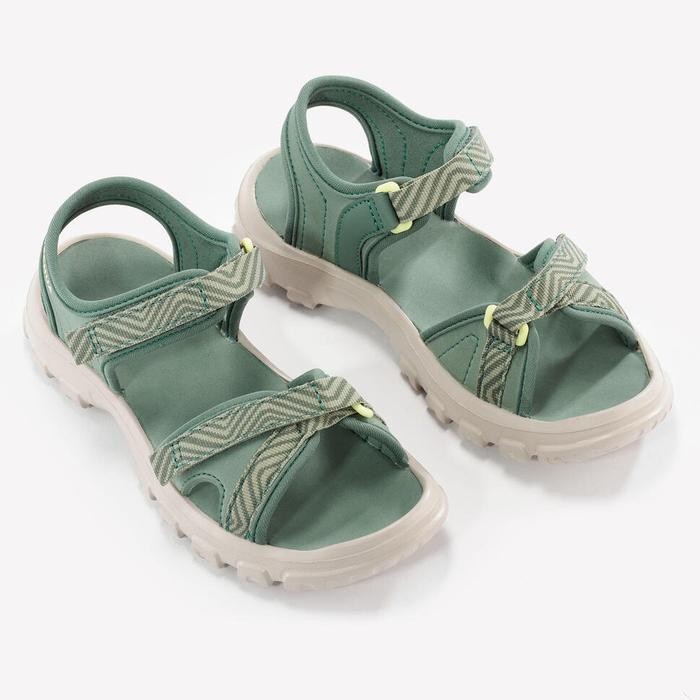 Decathlon Quechua Sandal Hiking Anak MH100 - Hijau - 8881773