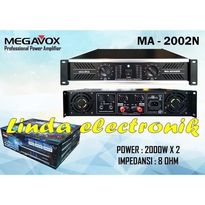 ampli MEGAVOX MA 2002N POWER AUDIO AMPLIFER megavox ma2002n