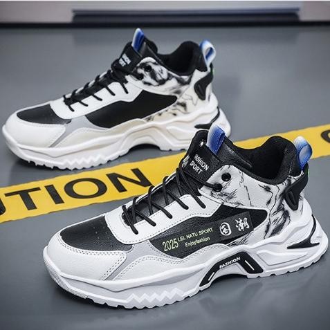 muna [TBIG] HTANIMSHOESS Sepatu High Top Sneakers Pria Sepatu Import Murah Pria Sekolah Kuliah Kerja