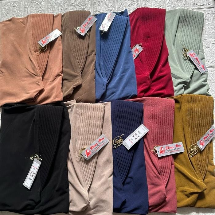 KirimCpT- 817 Size S Jilbab Doa Ibu Pola Oval Dex Sporty Nutup Dada Dewasa Tanggung Size S
