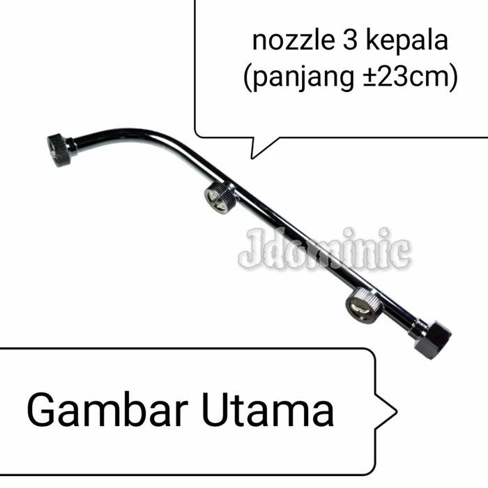 d253- Nozzle 3 Lubang Semprotan Hama Tu26 Nozle Pl D-5 Nosel Nozel Spuyer Knapsack Knapsak
