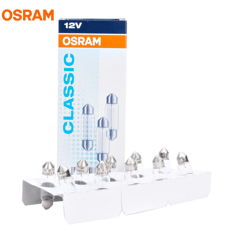 10pcs OSRAM C5W 6418 Festoon Lamps 12V 5W SV8.5-8 Original Line
