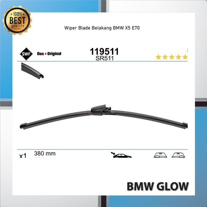 Wiper Blade Belakang BMW X5 E70 SWF 61627161029