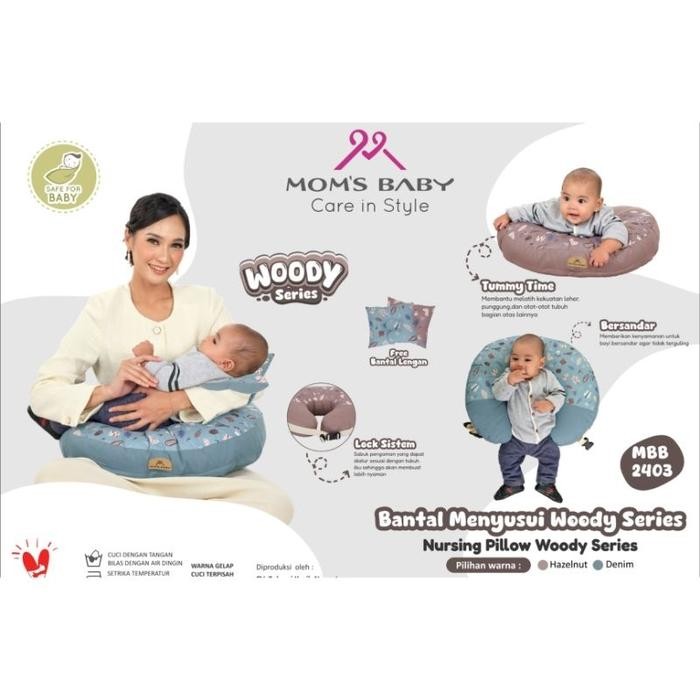 Moms Baby Bantal Menyusui Woody Series