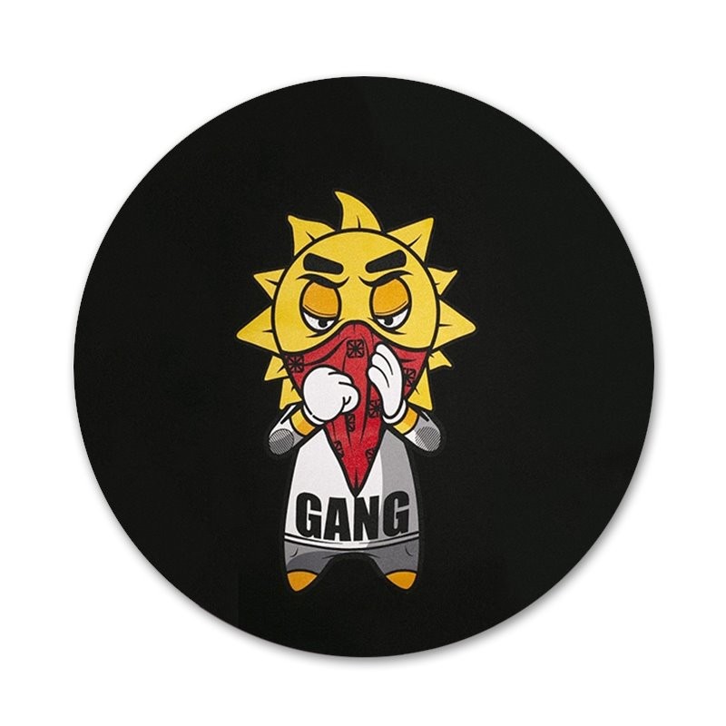 58mm Glo Gang And Chief Keef Kitchen Home Decor Refrigerator Magnetic Stickers Opener Beer Coke