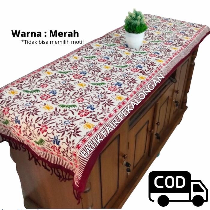 Taplak Meja Panjang 200Cmx50Cm Taplak Meja Batik Panjang Taplak Runner Panjang 2 Meter Taplak Meja