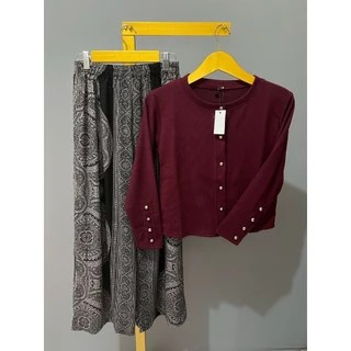 Clothing Set Kulot Rayon Viscose Cardigan Lizzie