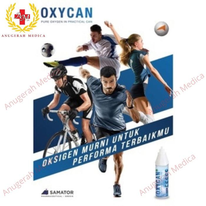 KirimInstan- Oxycan Oxican Oksigen Kaleng Portable 500 Cc O2 Ori Samator