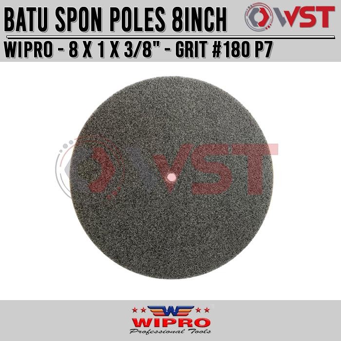 BisaDiantar- Wipro Batu Gerinda Poles Non Woven 8Inch Grit 180 P7 / Poliac / Spon