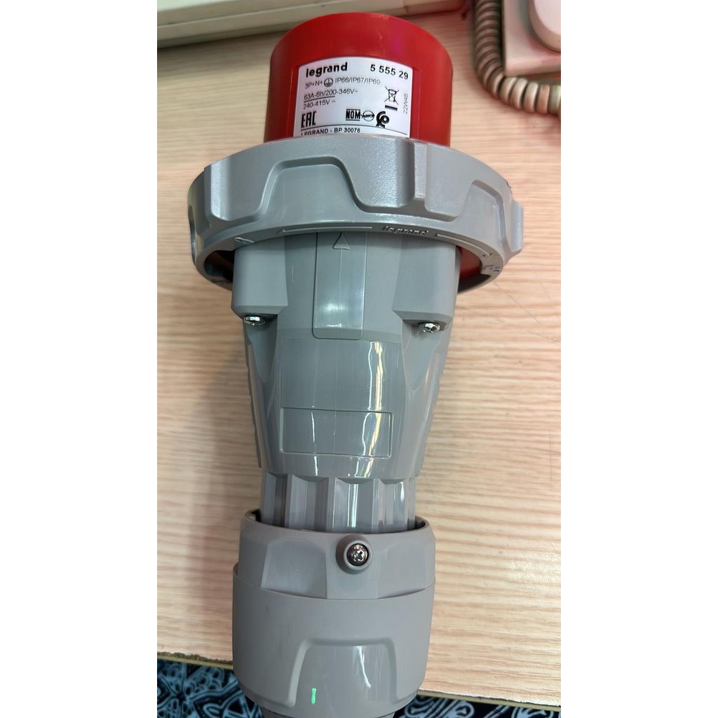 Legrand Straight Plugs 63A 5 Pin 555529