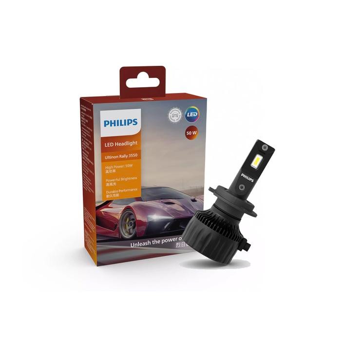 Philips Led Ultinon Rally 3550 H7 50Watt 6500K - 11972 #Gratisongkir