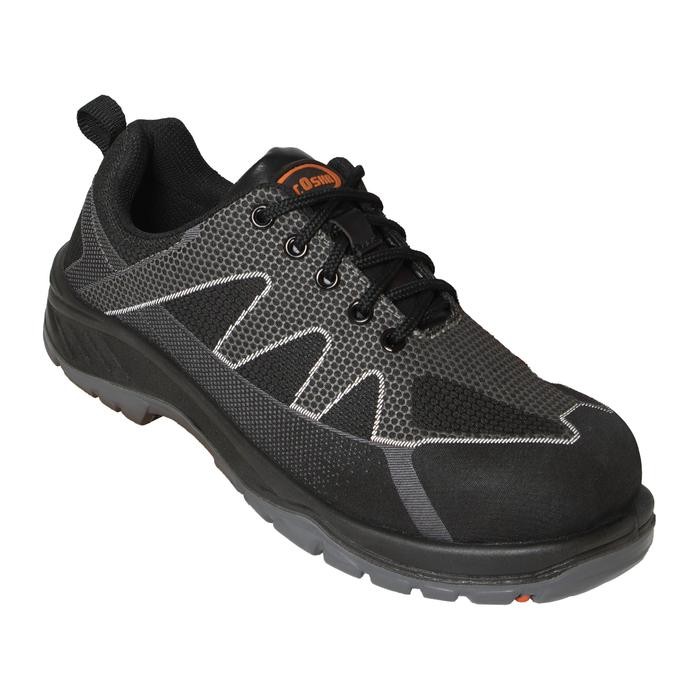 Sale Dr OSHA Wolfar 9107 S1 Steel Safety Shoes - Black
